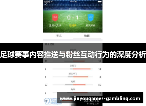 足球赛事内容推送与粉丝互动行为的深度分析